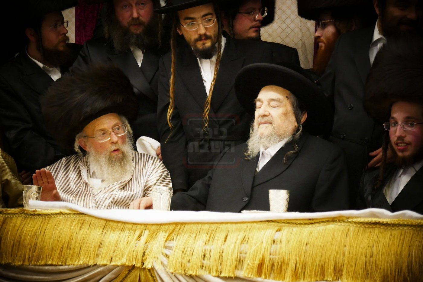 הגה"צ רבי יעקב מאיר שכטר בשמחת בית פינסק קרלין