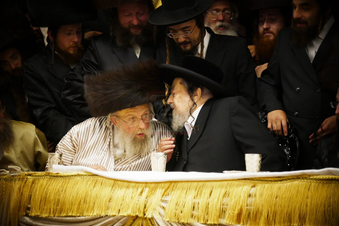 הגה"צ רבי יעקב מאיר שכטר בשמחת בית פינסק קרלין