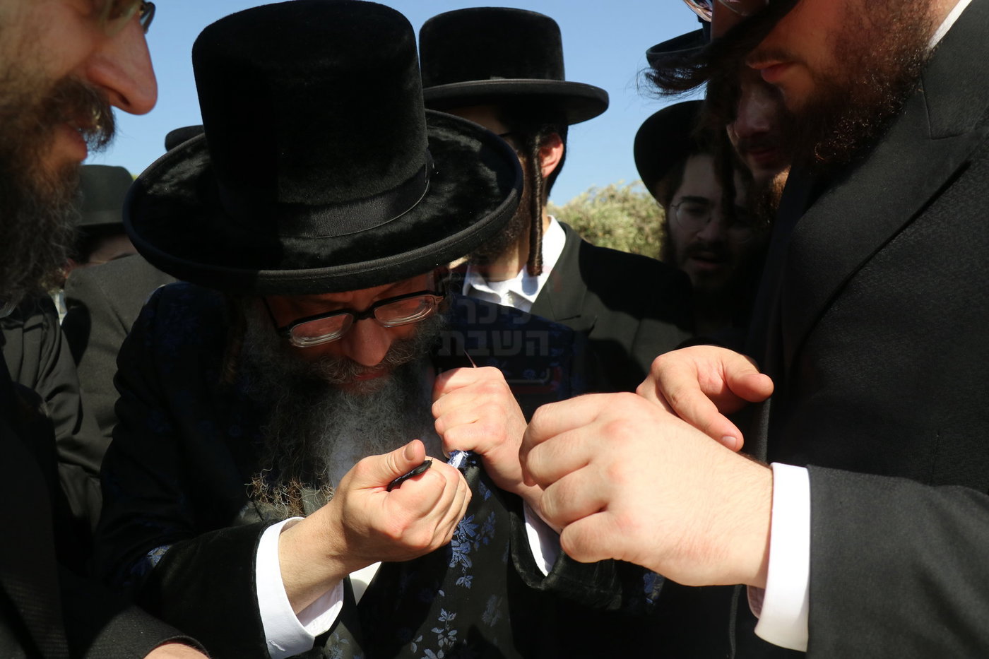 האדמו"ר מסקולען לייקווד בביקור בארה"ק