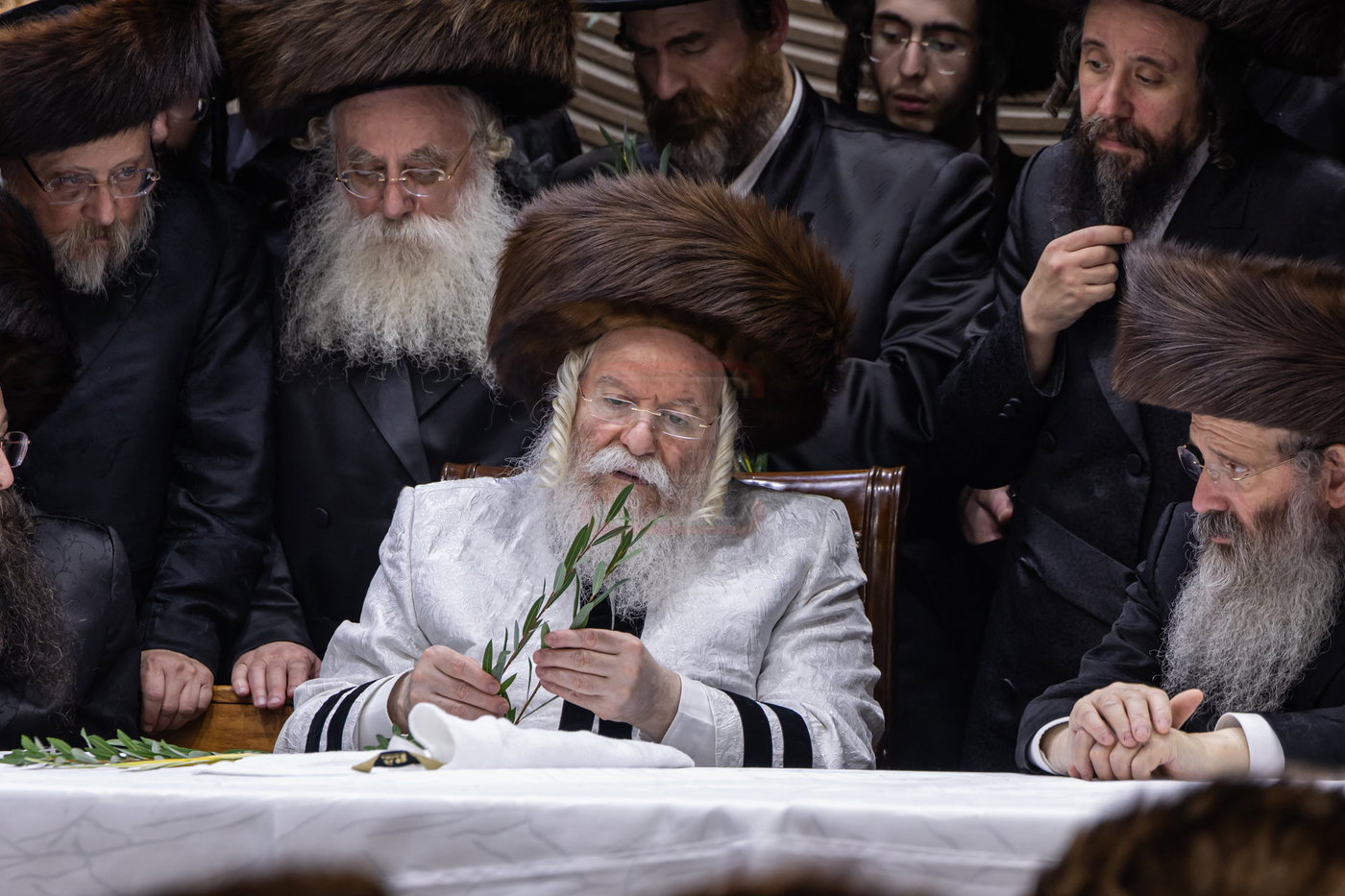 הושענא רבה בחצה"ק באבוב