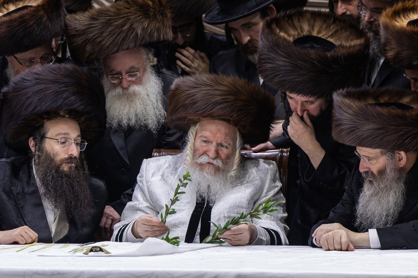 הושענא רבה בחצה"ק באבוב