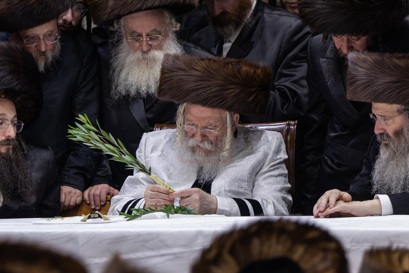 הושענא רבה בחצה"ק באבוב