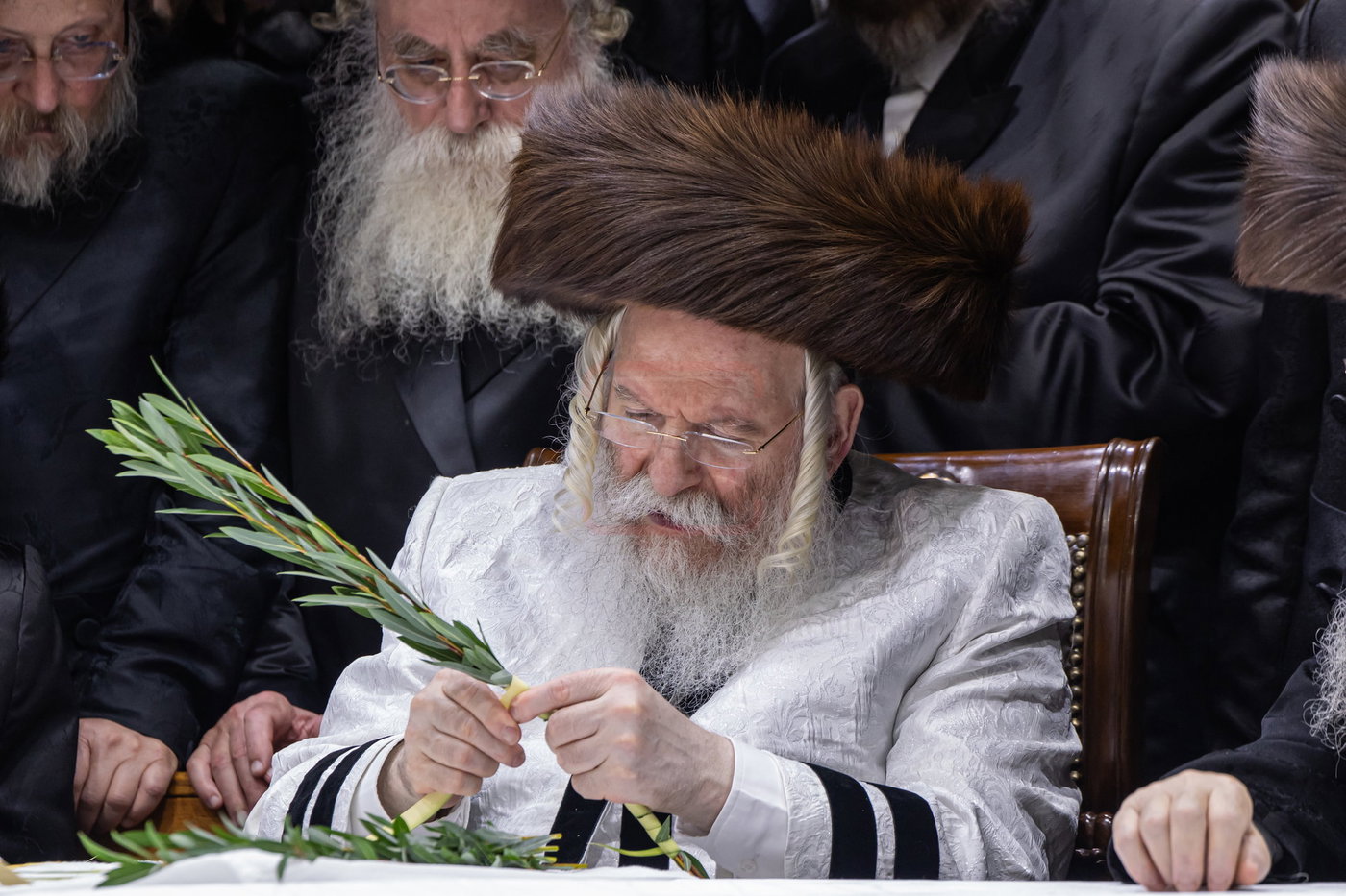 הושענא רבה בחצה"ק באבוב