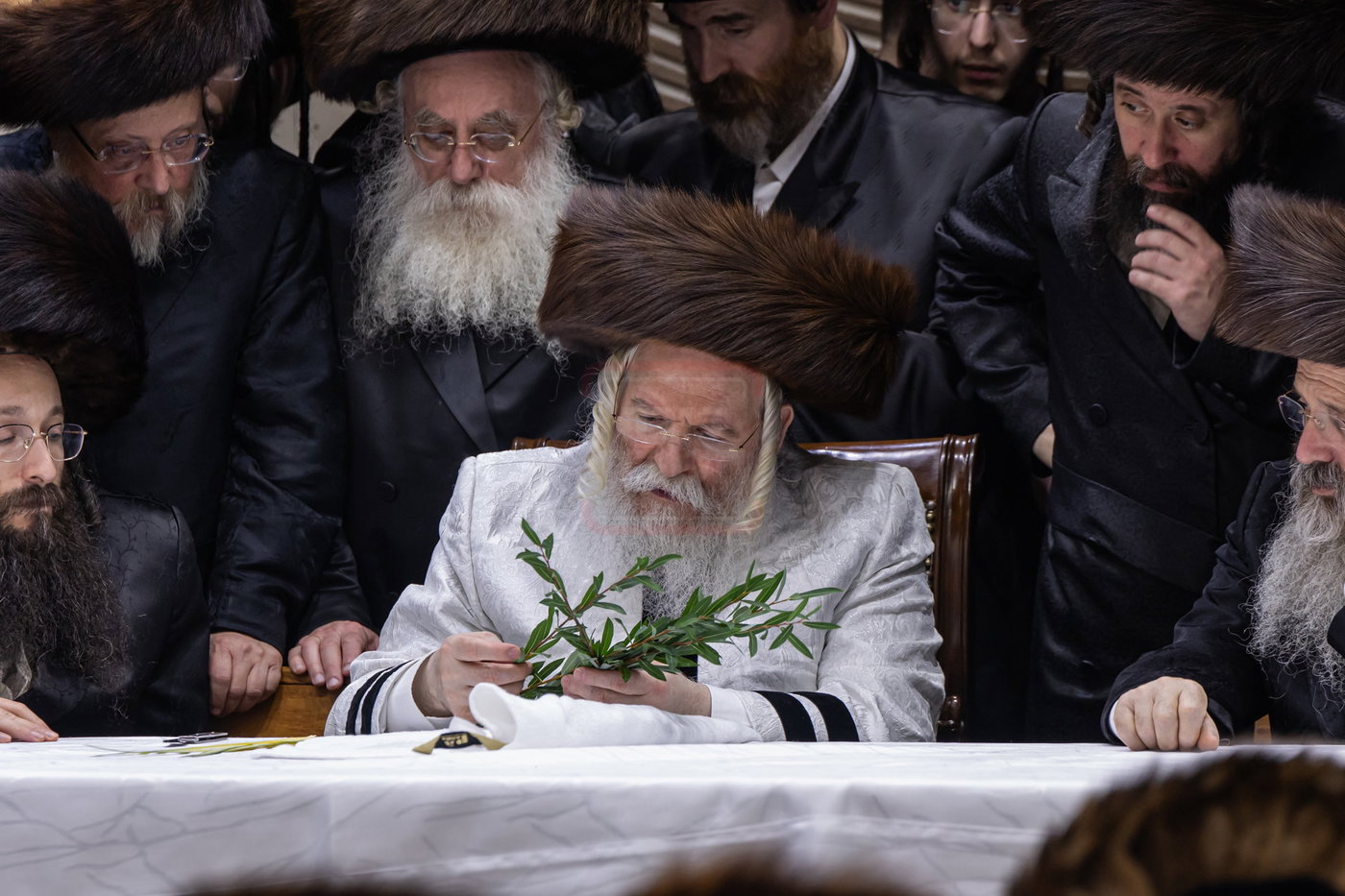 הושענא רבה בחצה"ק באבוב