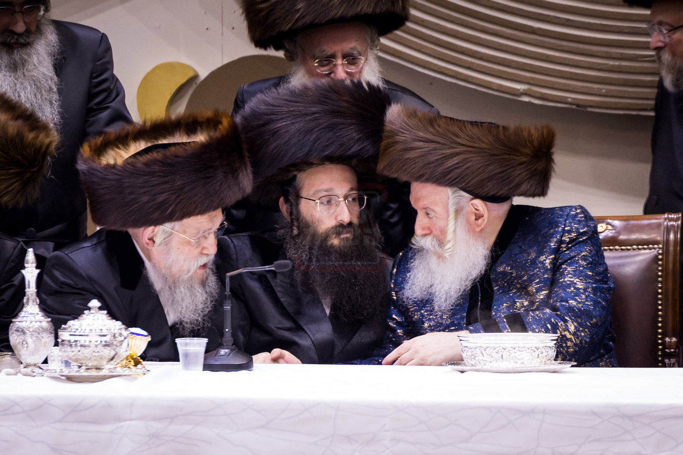 סוכות בחצה"ק באבוב