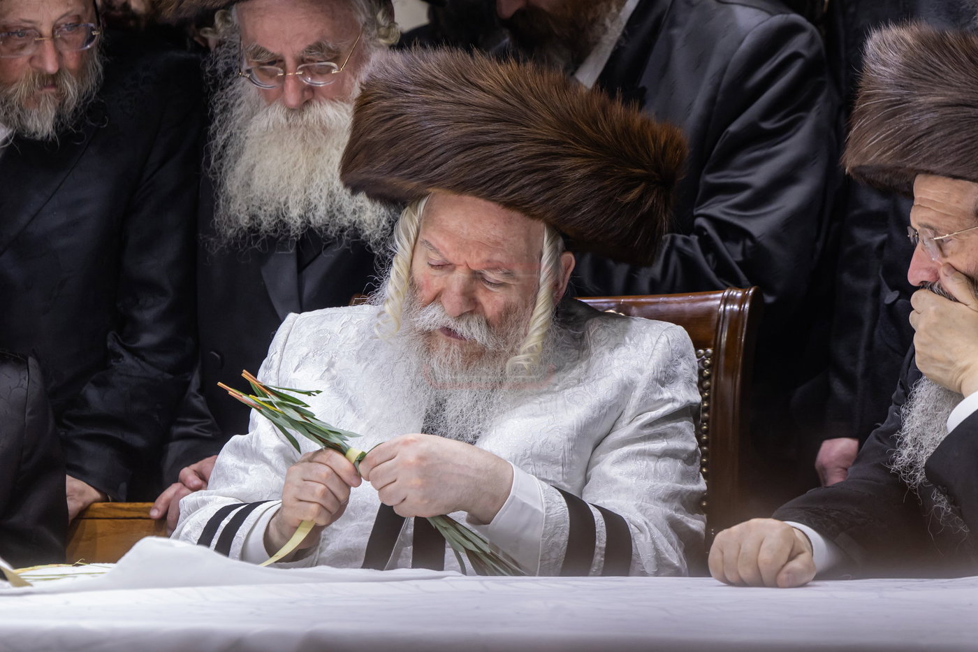 הושענא רבה בחצה"ק באבוב