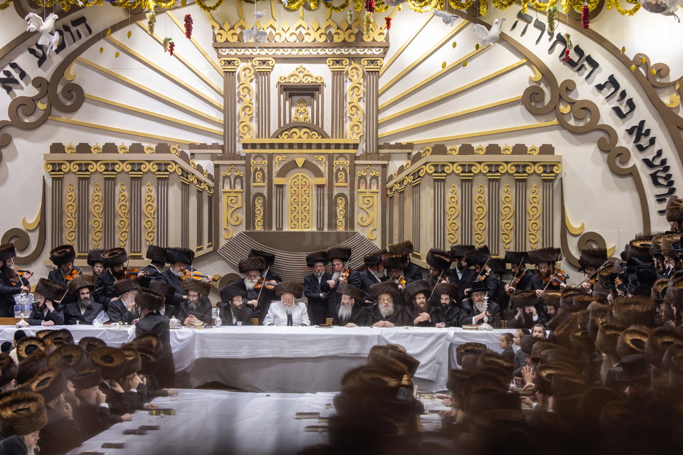הושענא רבה בחצה"ק באבוב