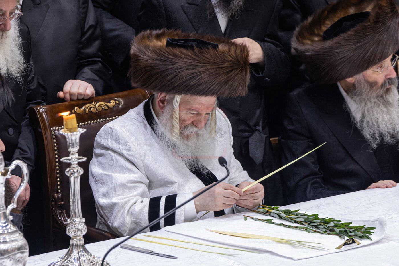 הושענא רבה בחצה"ק באבוב